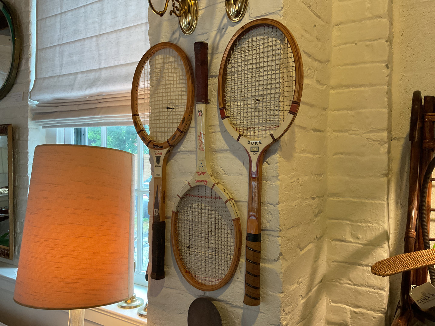 Vtg Wooden Tennis Racket