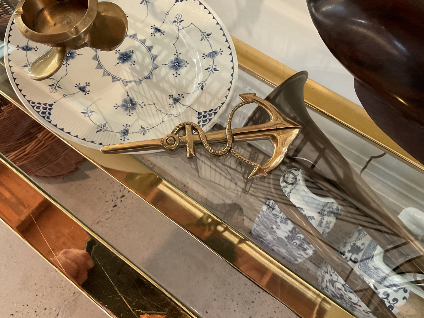 Decorative Brass Anchor Scissors