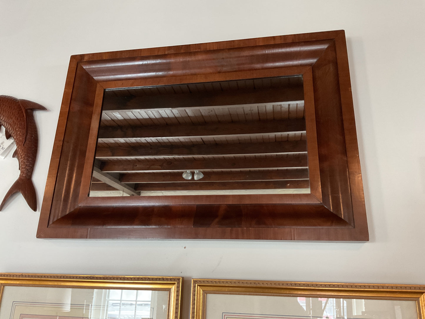 Vtg Ogee Mirror