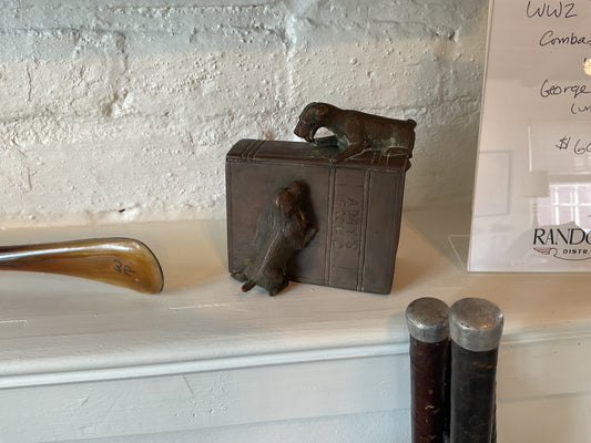 Dogs on Book Bookend