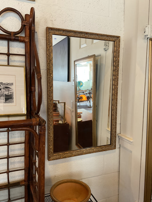 Vtg Gilt Rectangular Mirrors