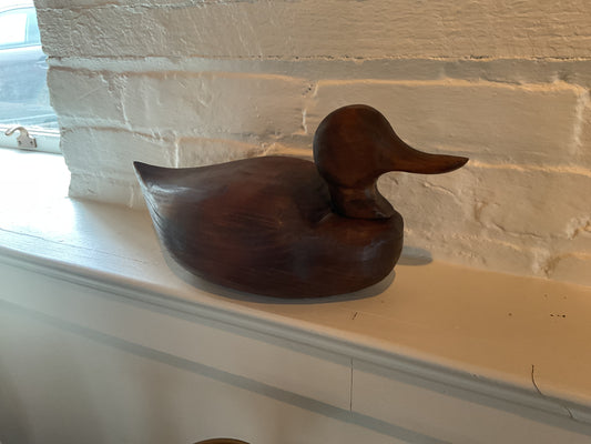 Carved Wooden Duck