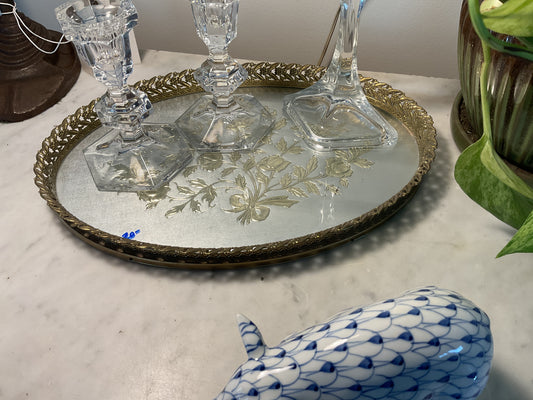 Floral Dresser Tray