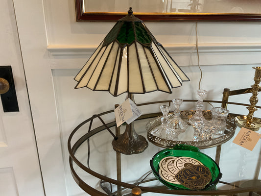 Tiffany Style Slag Glass Lamp