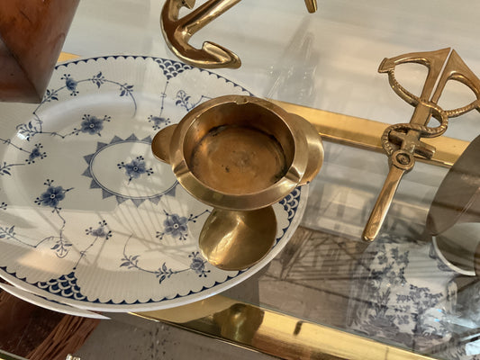 Brass Propeller Ashtray or Candleholder